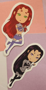 Starfire and Blackfire